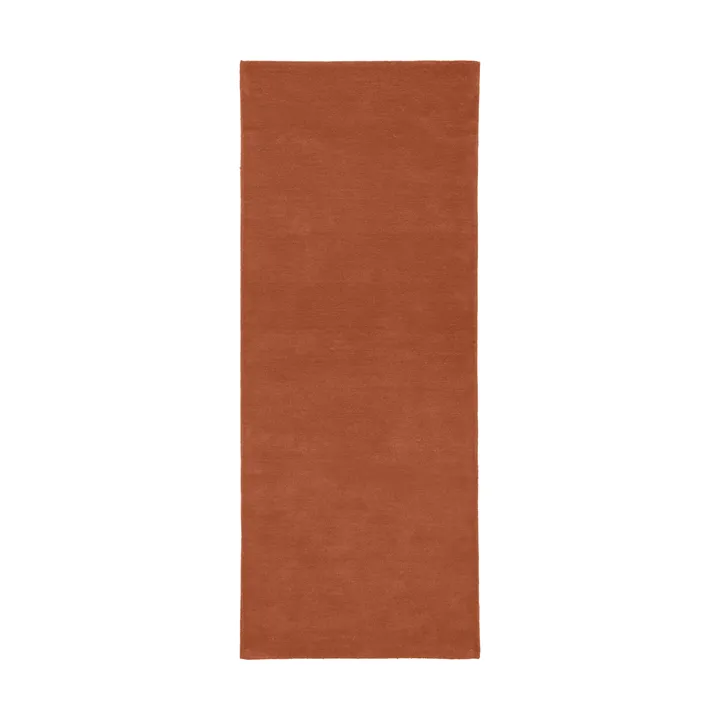 Stille tuftet tæppe - Red brown, 80x200 cm - Ferm Living