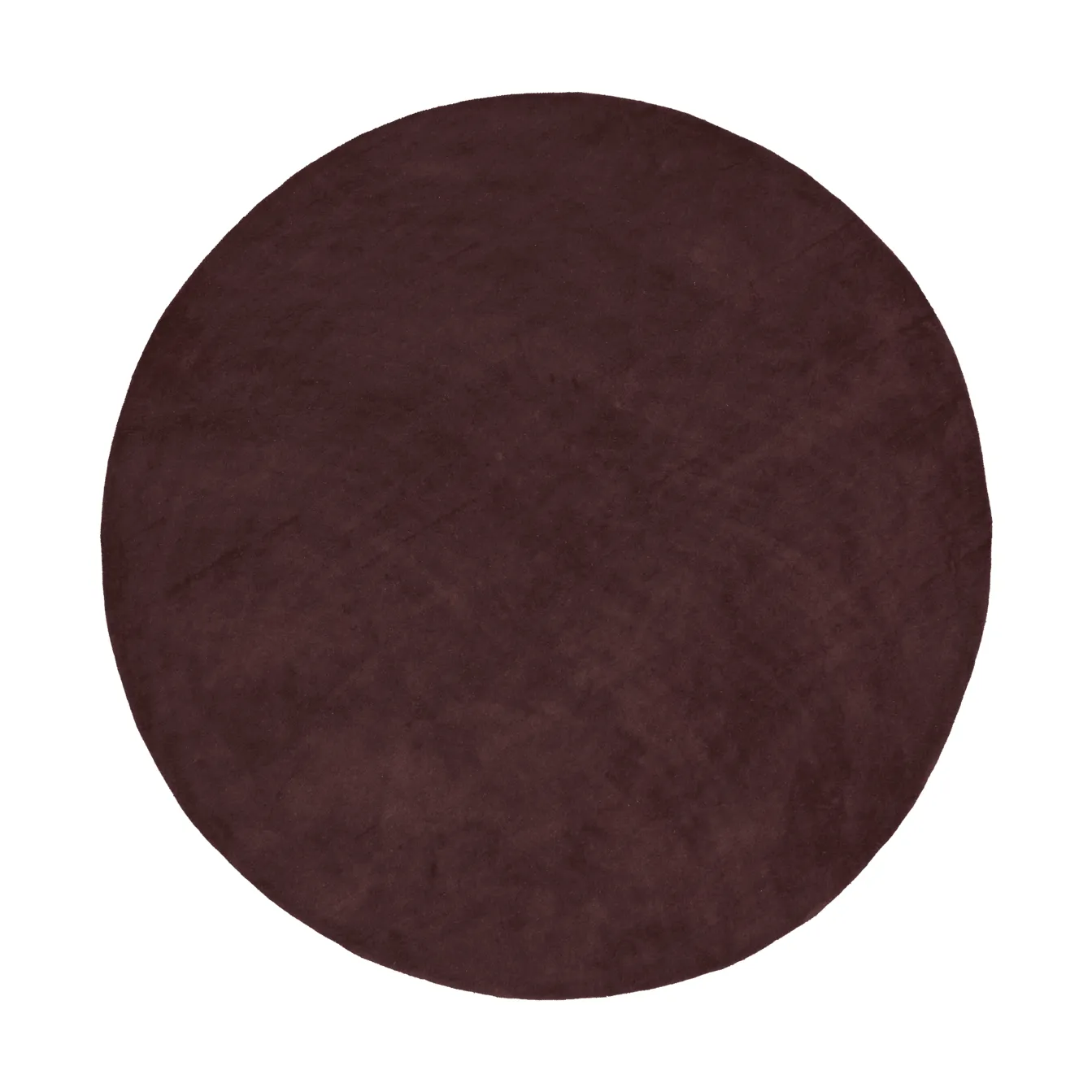 Stille tuftet tæppe rund, Dark pecan, Ø240 cm Ferm Living
