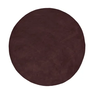 Stille tuftet tæppe rund - Dark pecan, Ø240 cm - Ferm Living