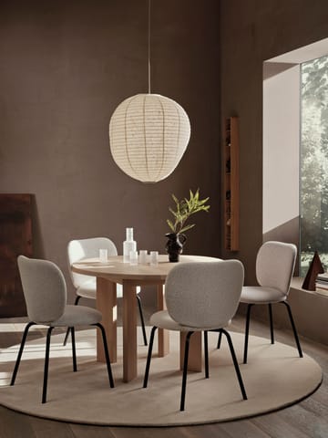Stille tuftet tæppe rund - Off-white Ø240 cm - Ferm Living