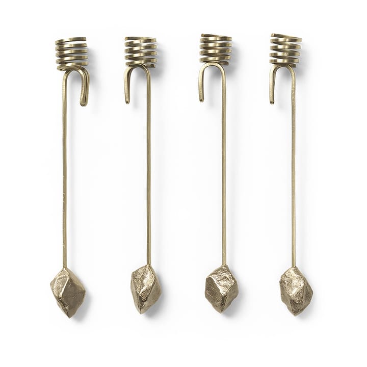 Stone christmas tree lysestage - Brass - Ferm LIVING