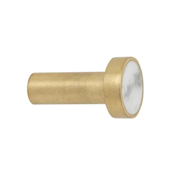 Stone krog lille - Hvidt marmor/Messing - Ferm Living