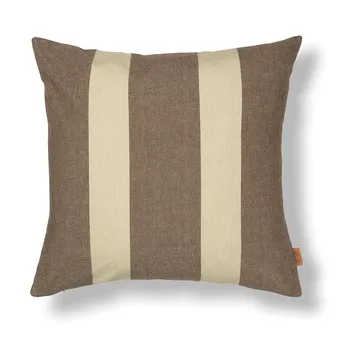 Strand outdoor pudebetræk 50x50 cm - Carob brown-parchment - Ferm Living