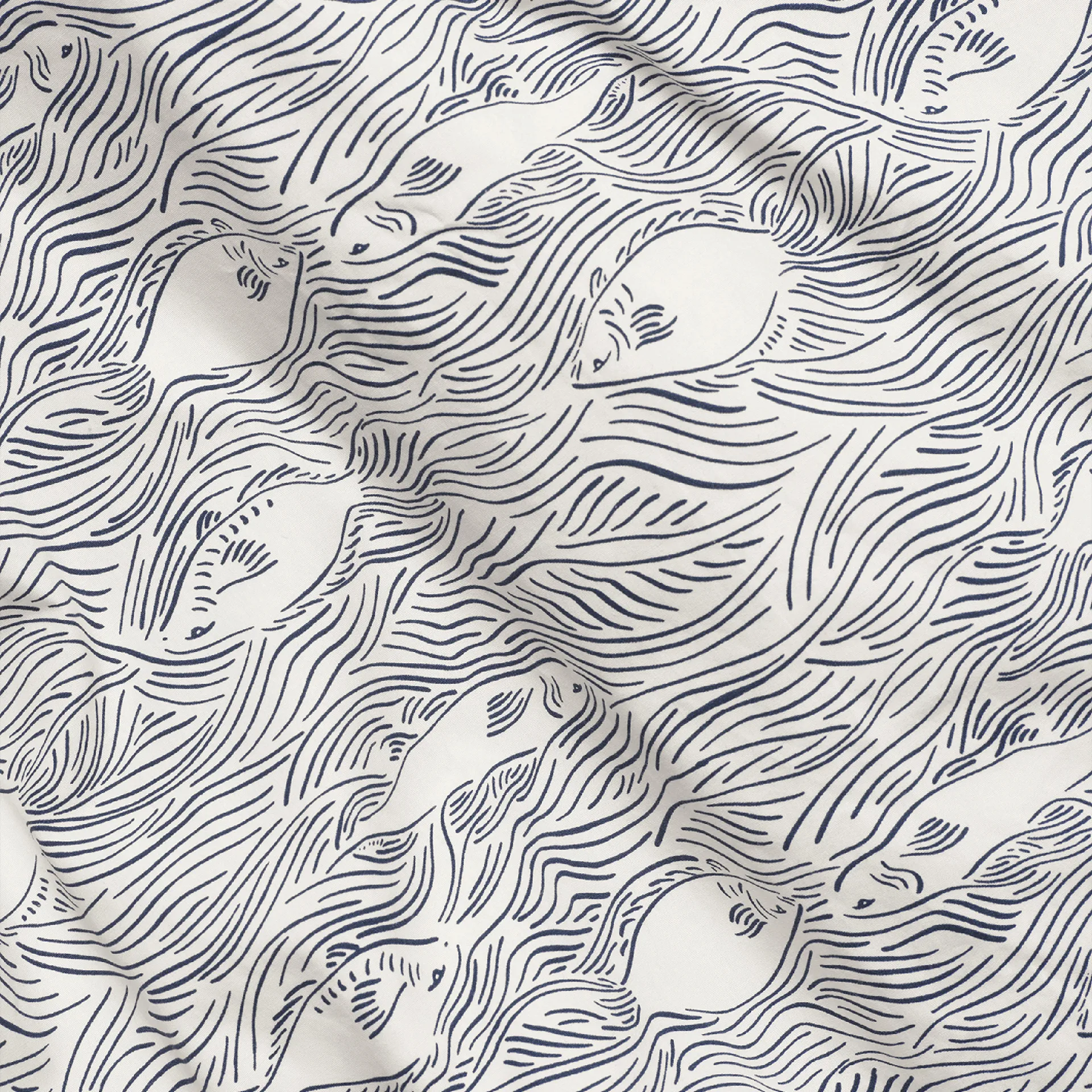 Stream sengetøj 100x140 cm, Off white Ferm Living