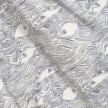 Stream sengetøj 100x140 cm - Off white - Ferm Living