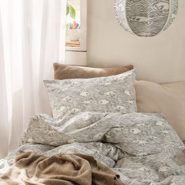 Stream sengetøj 100x140 cm - Off white - ferm LIVING