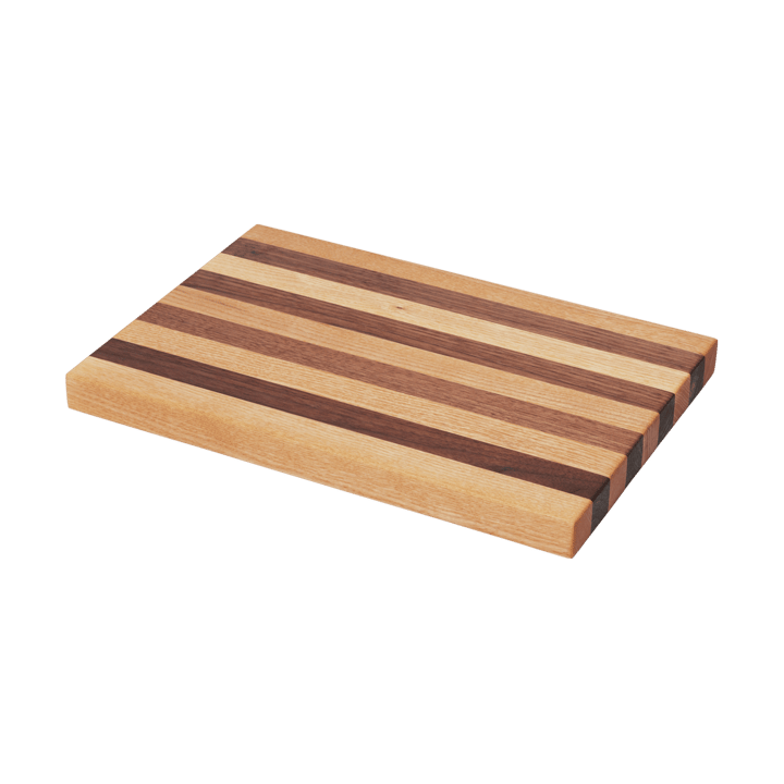 Stribe skærebræt bold 25x36 cm - Walnut-oak - Ferm Living