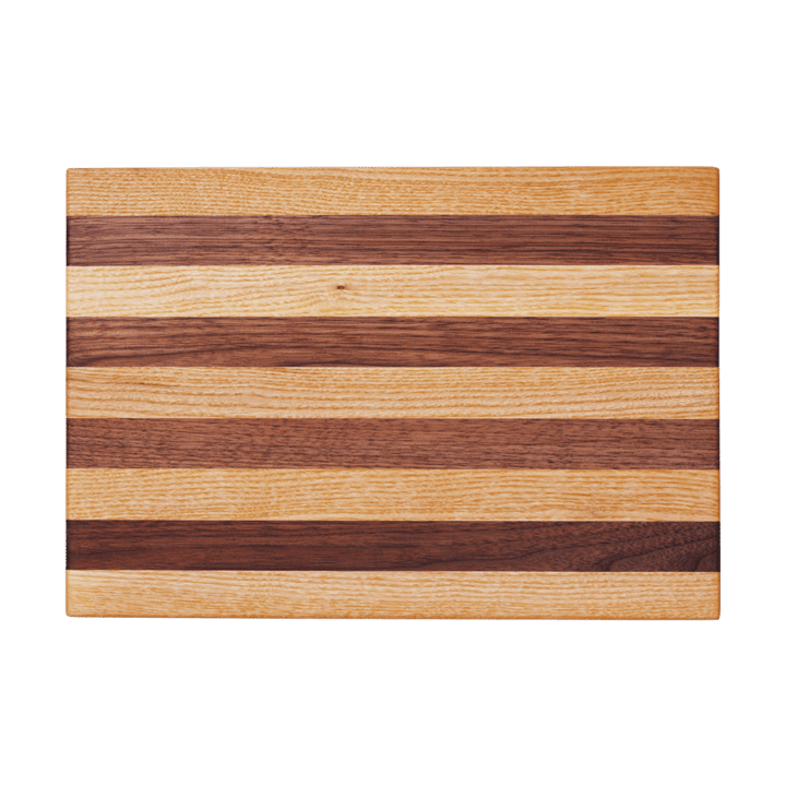 Stribe skærebræt bold 25x36 cm, Walnut-oak Ferm Living