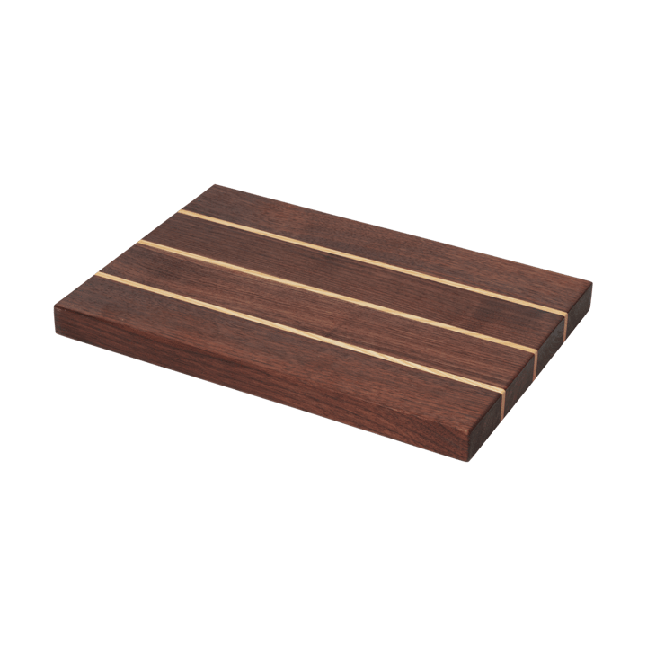 Stribe skærebræt fine 25x36 cm - Walnut-ash - Ferm Living