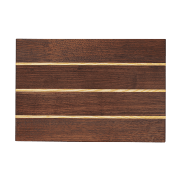 Stribe skærebræt fine 25x36 cm - Walnut-ash - Ferm Living