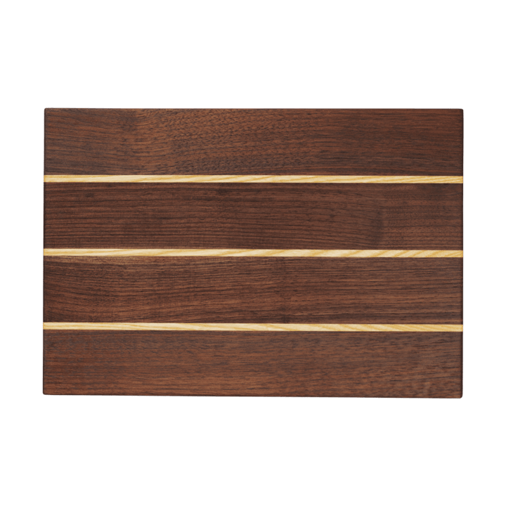 Stribe skærebræt fine 25x36 cm, Walnut-ash Ferm Living
