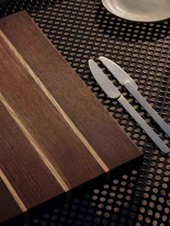 Stribe skærebræt fine 25x36 cm, Walnut-ash Ferm Living