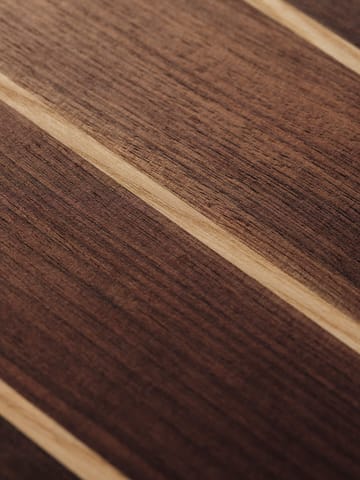 Stribe skærebræt fine 25x36 cm - Walnut-ash - Ferm Living