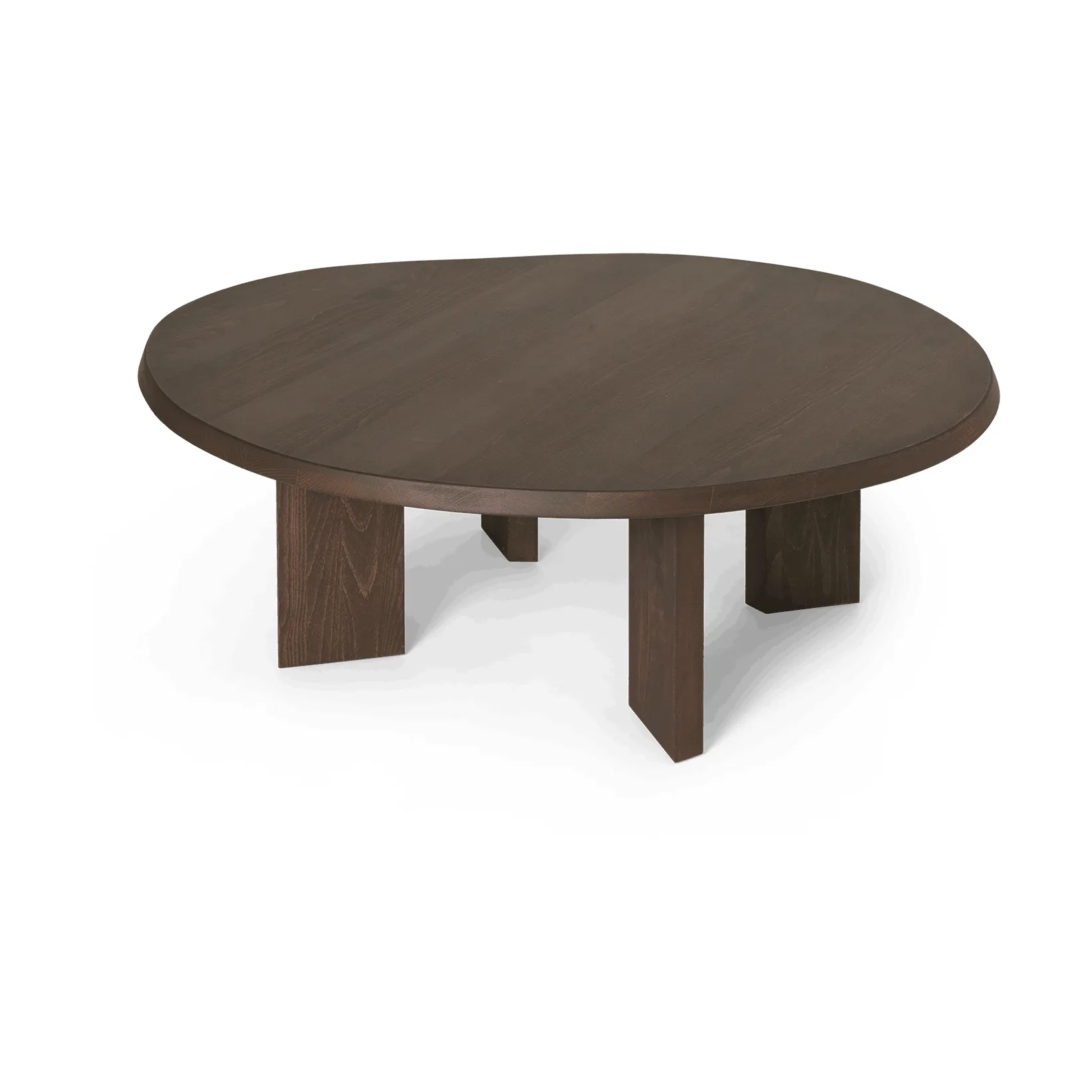 Tarn sofabord 107,6x108,1 cm, Dark stained beech Ferm Living