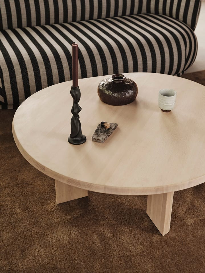 Tarn sofabord 107,6x108,1 cm, White oiled beech Ferm Living