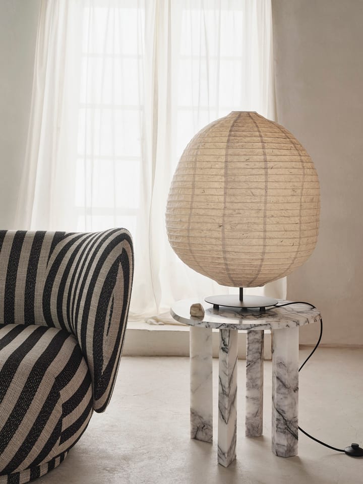 Taula sidebord Ø54,4x45 cm, White-charcoal Ferm Living