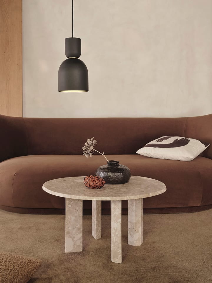 Taula sofabord Ø67x35 cm, Sand Ferm Living