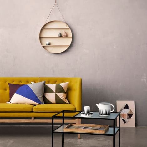 The Round Dorm væghylde, Ø 55 cm Ferm Living