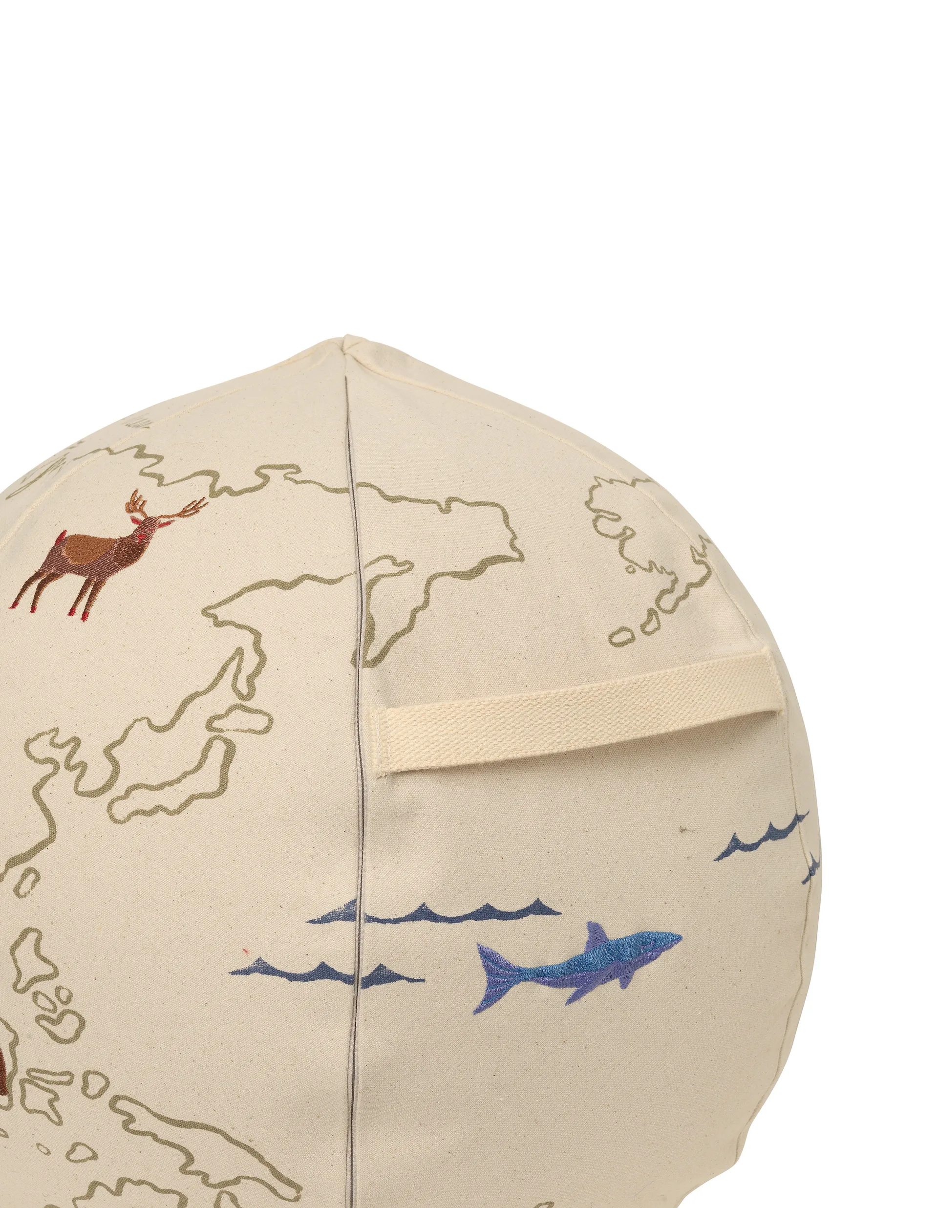 The world siddepuf, Offwhite Ferm Living