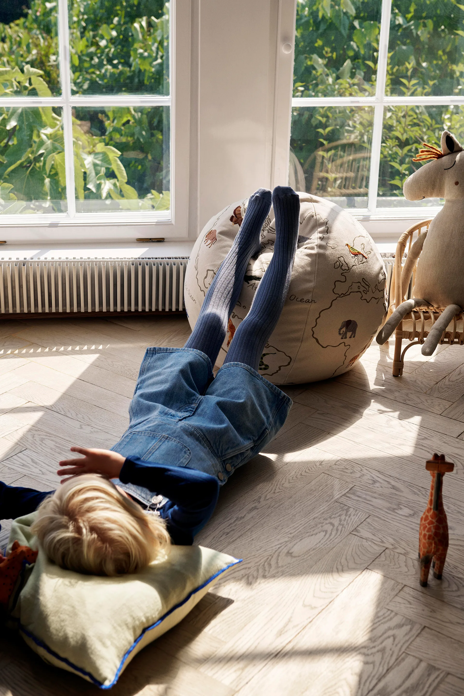 The world siddepuf, Offwhite Ferm Living