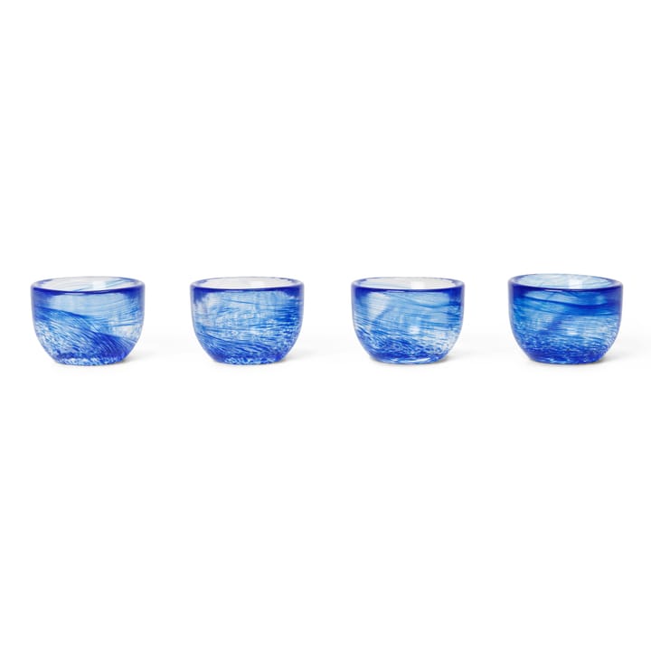Tinta æggebæger 4-pak Ø4,8 cm, Blue Ferm Living