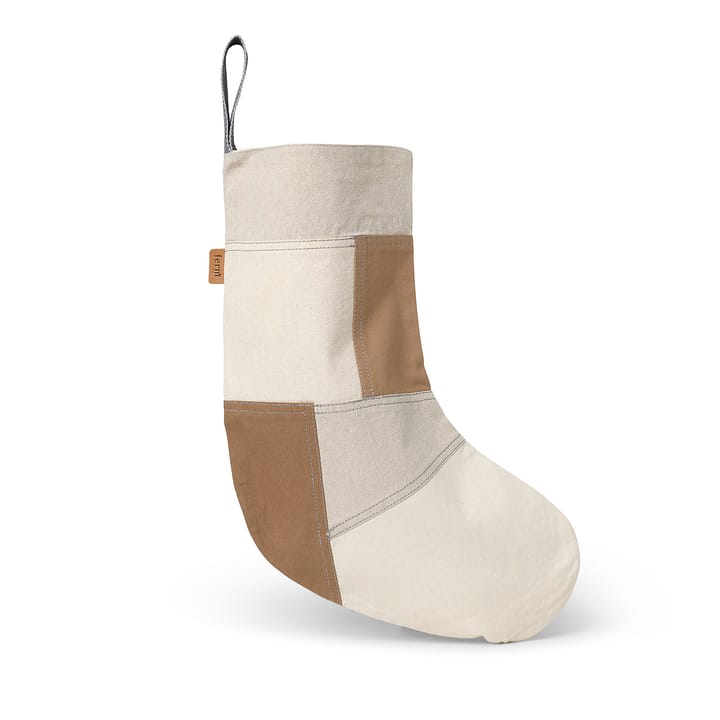 Tonal julestrømpe 50 cm, Natural Ferm Living