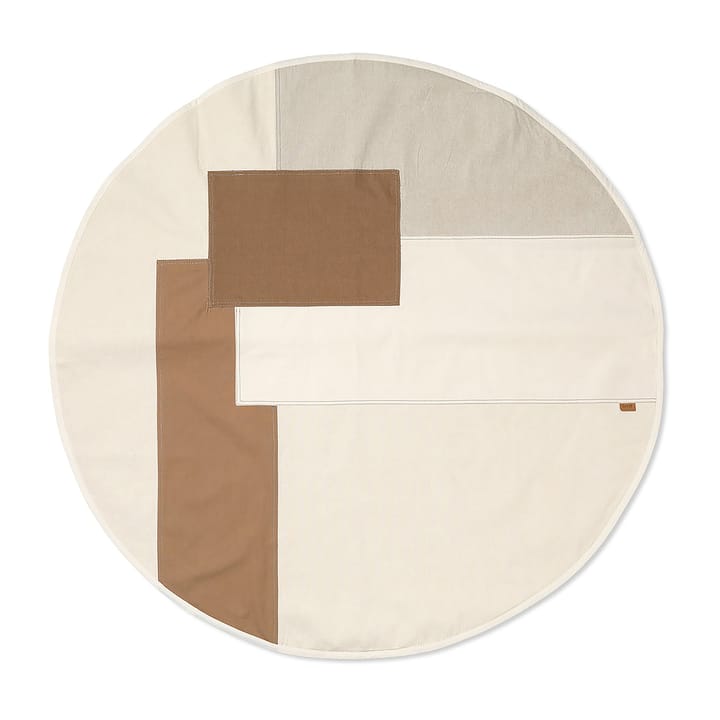 Tonal juletæppe Ø120 cm, Natural Ferm Living