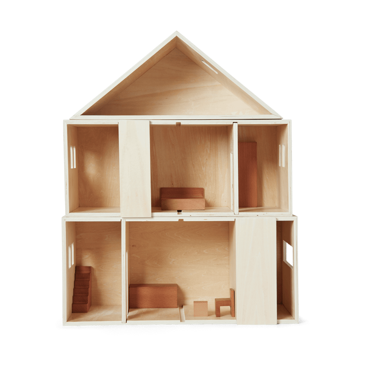 Toro foldbart dukkehus - Natural - Ferm Living