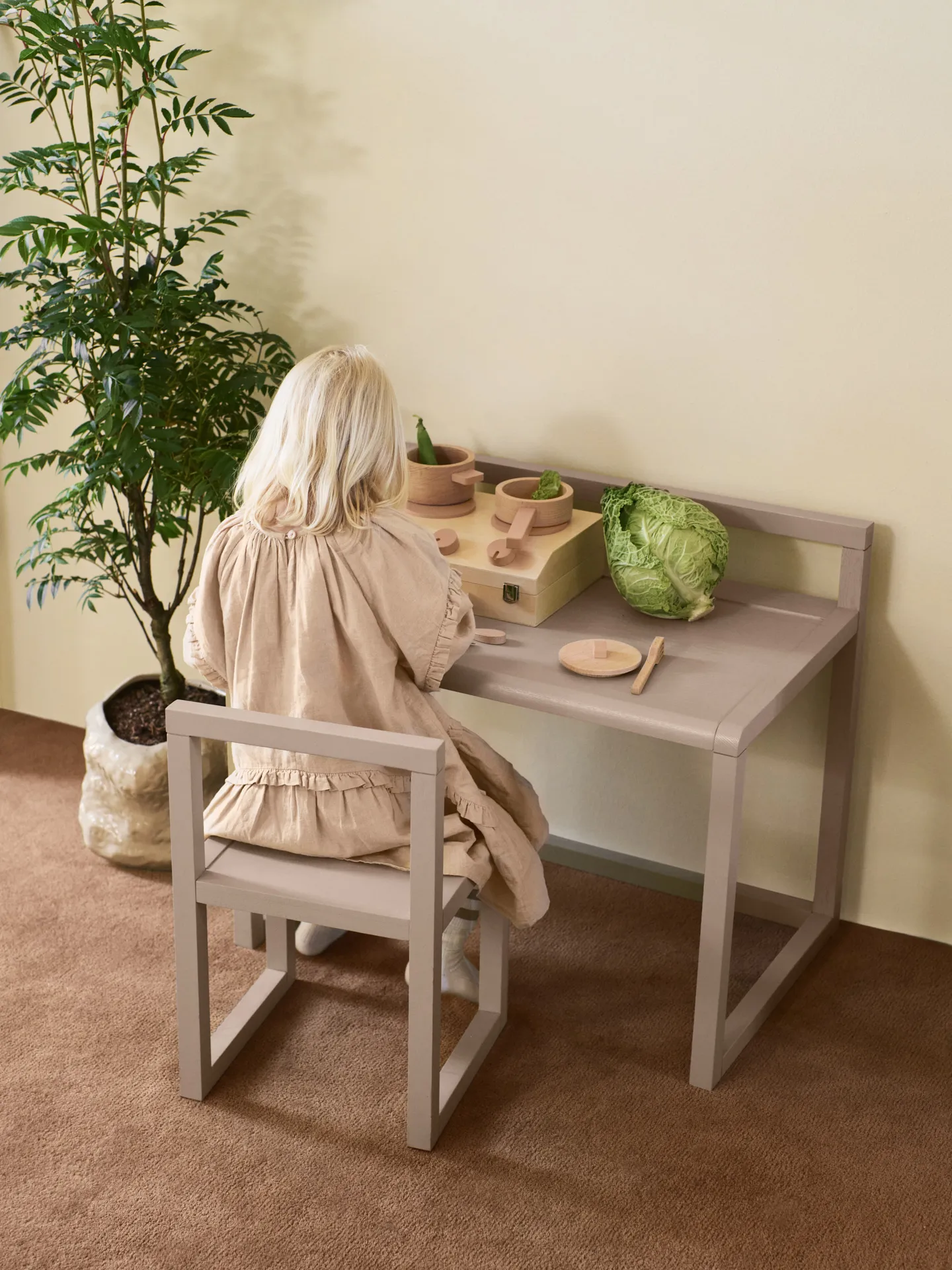 Toro Suitcase Kitchen kogesæt til børn, Natural Ferm Living