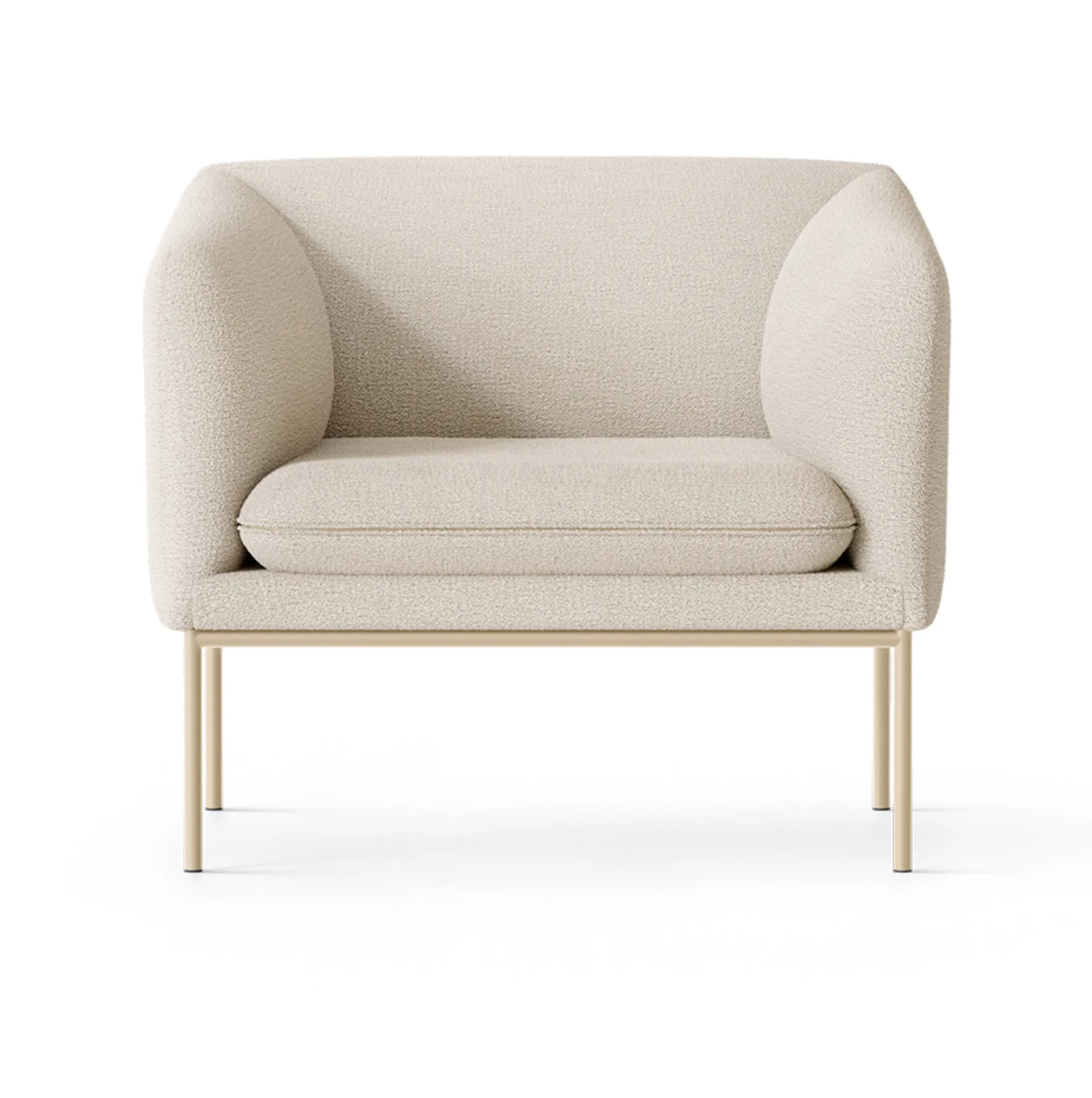 Turn lænestol, Cashmere bouclé offwhite Ferm Living