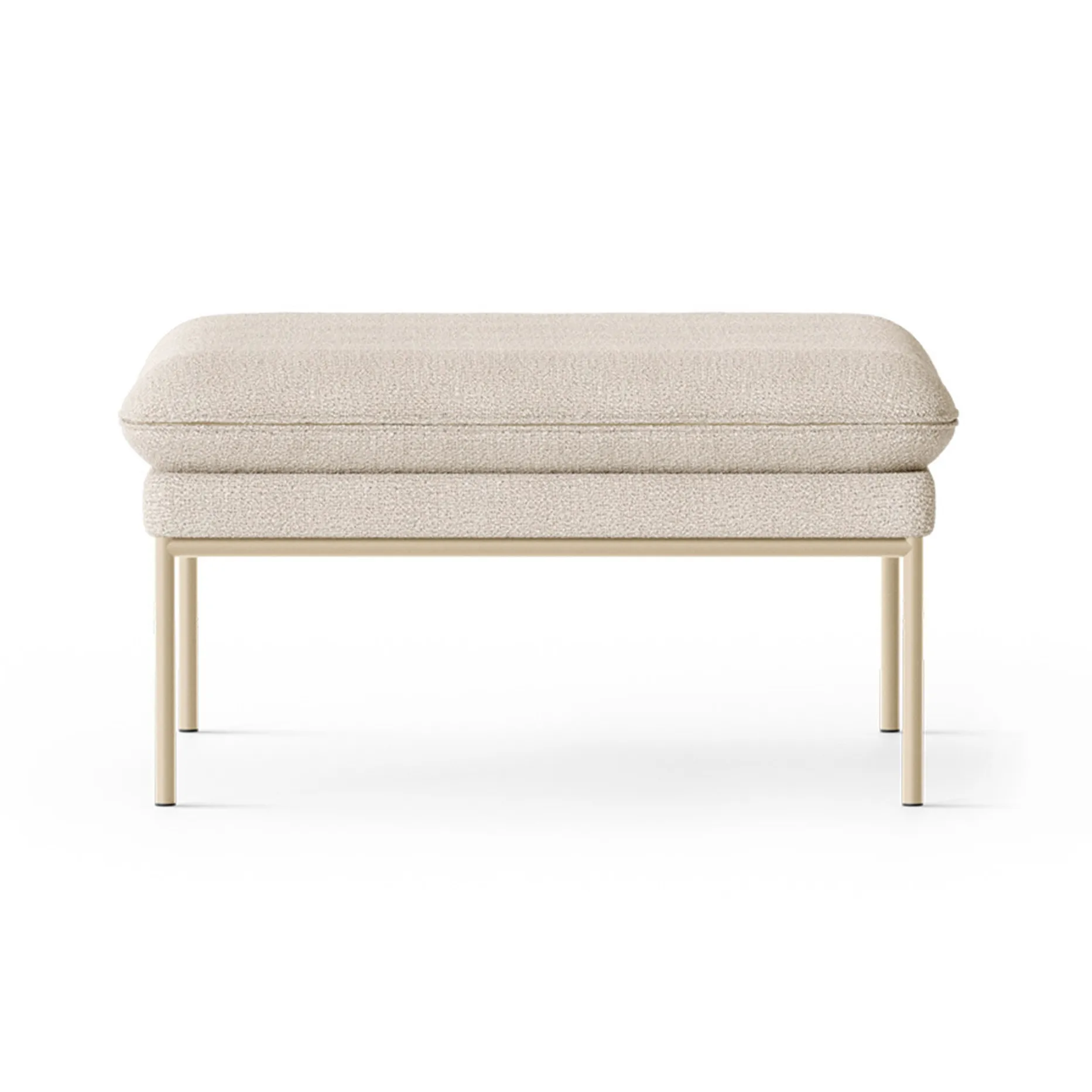 Turn pouf siddepuf, Cashmere bouclé offwhite Ferm Living