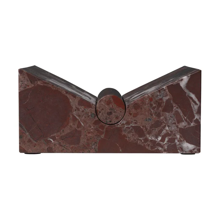 Tvara bogstøtte - Rosso levanto, 22x22 cm - Ferm Living