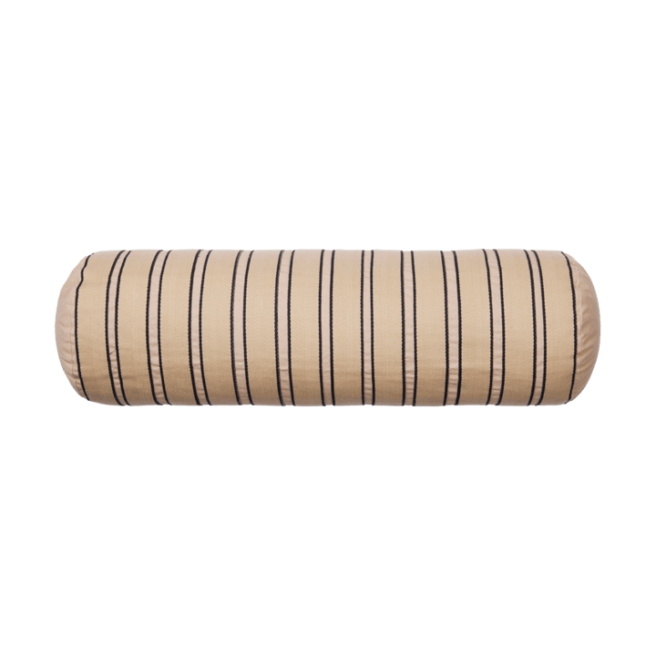 Twill bolster cylinderpude - Cashmere-black - Ferm Living