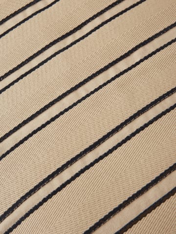 Twill bolster cylinderpude - Cashmere-black - Ferm Living