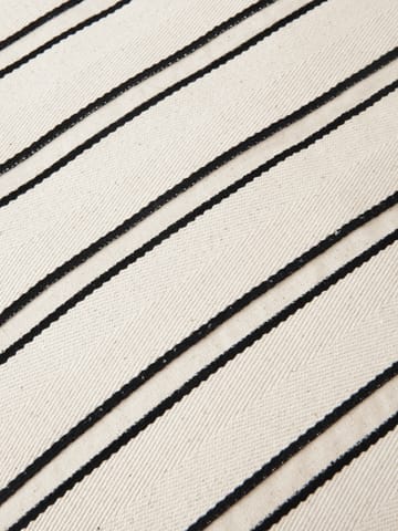 Twill pudebetræk 40x60 cm - Off-white-black - Ferm Living
