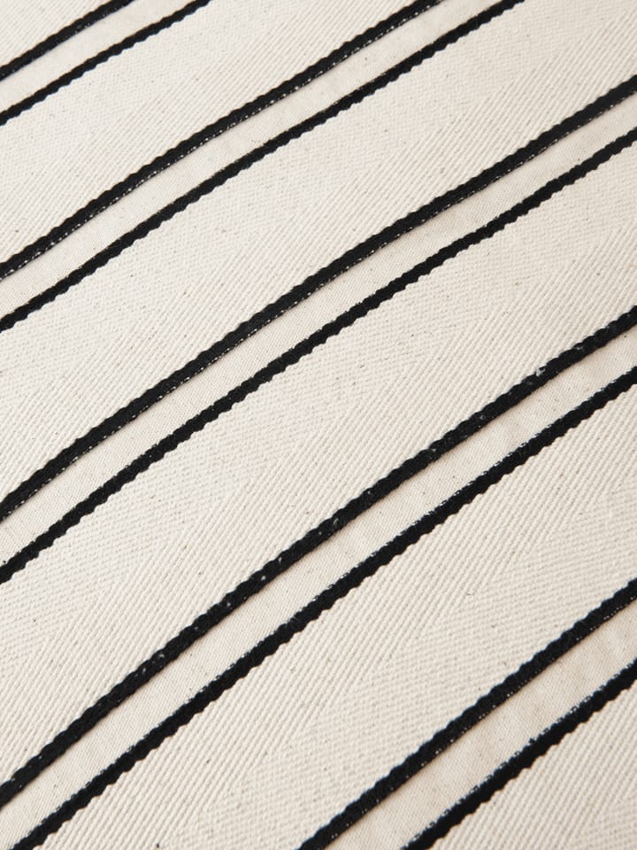 Twill pudebetræk 40x60 cm, Off-white-black Ferm Living