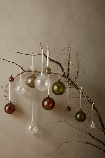 Twirl julekugle small Ø4 cm 8-pak - Multi - Ferm Living