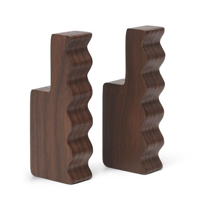 Unda krog 2-pak - Dark Brown - ferm LIVING