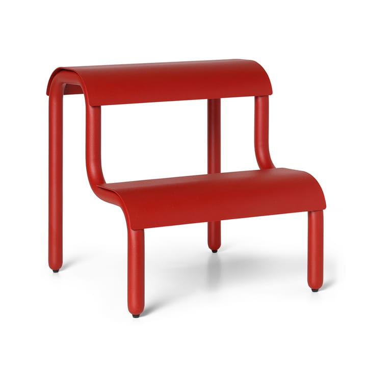 Up taburet med trin - Poppy Red - Ferm LIVING