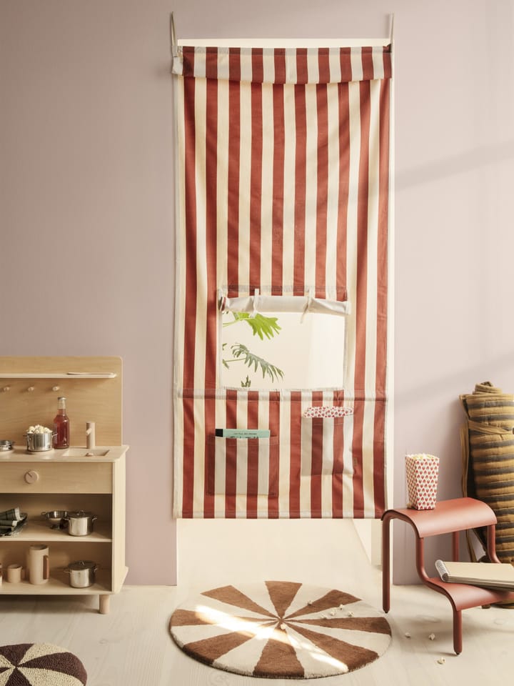 Up taburet med trin, Poppy Red Ferm Living