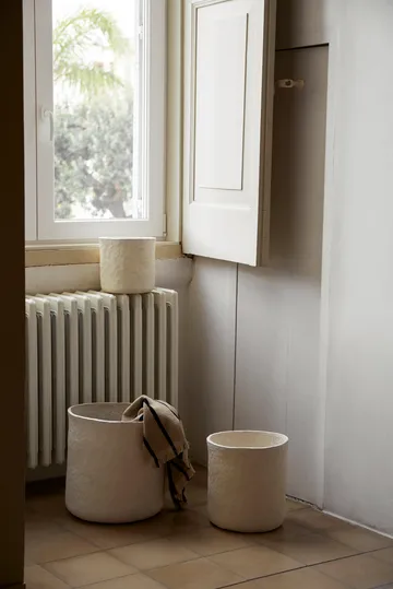 Vary opbevaringskurv 3 dele - White - Ferm Living