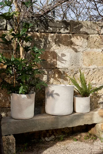 Vary opbevaringskurv 3 dele - White - Ferm Living