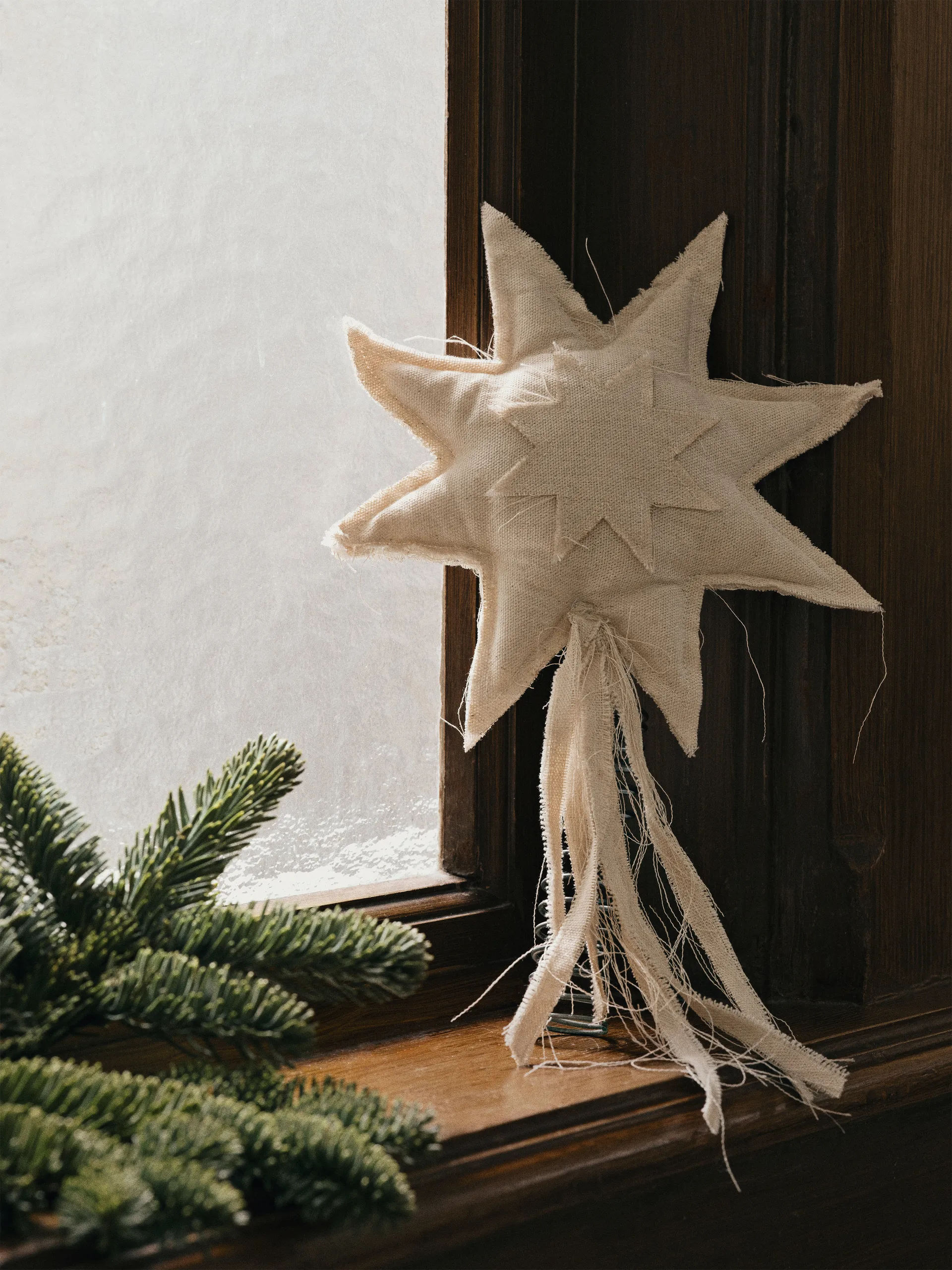 Vela Star Treetopper topstjerne, Natural Ferm Living