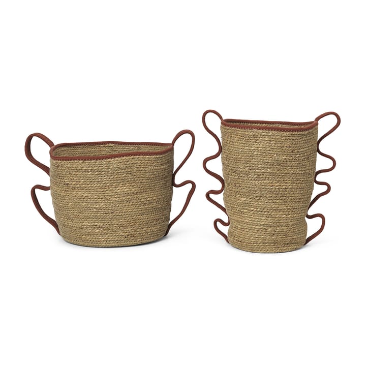 Verso opbevaringskurv 2 dele - Brick - Ferm Living