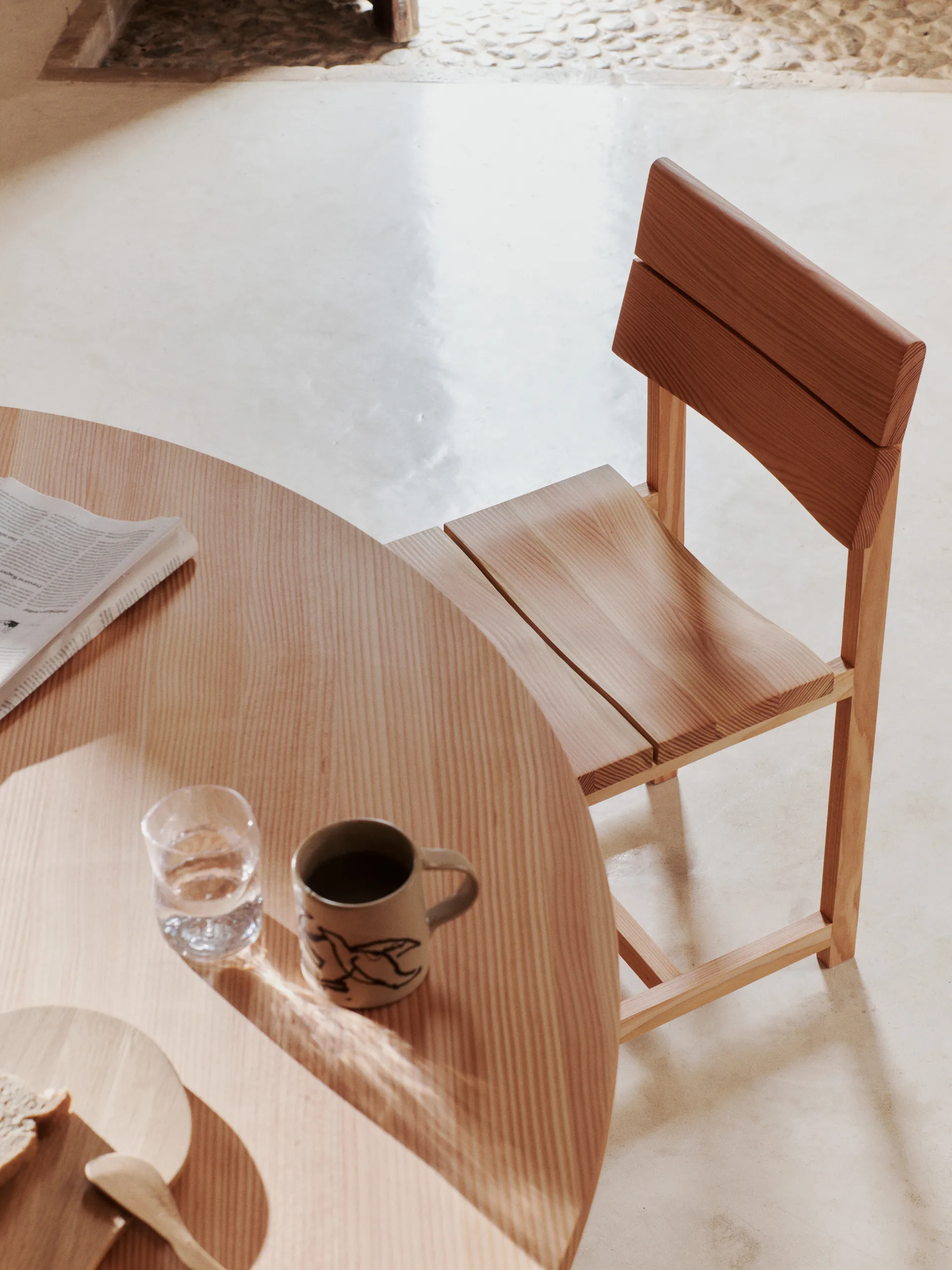 Visit dining chair stol, Douglas gran Ferm Living