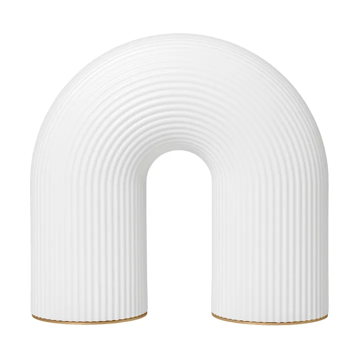 Vuelta outdoor portable bordlampe - White, 25 cm - Ferm Living