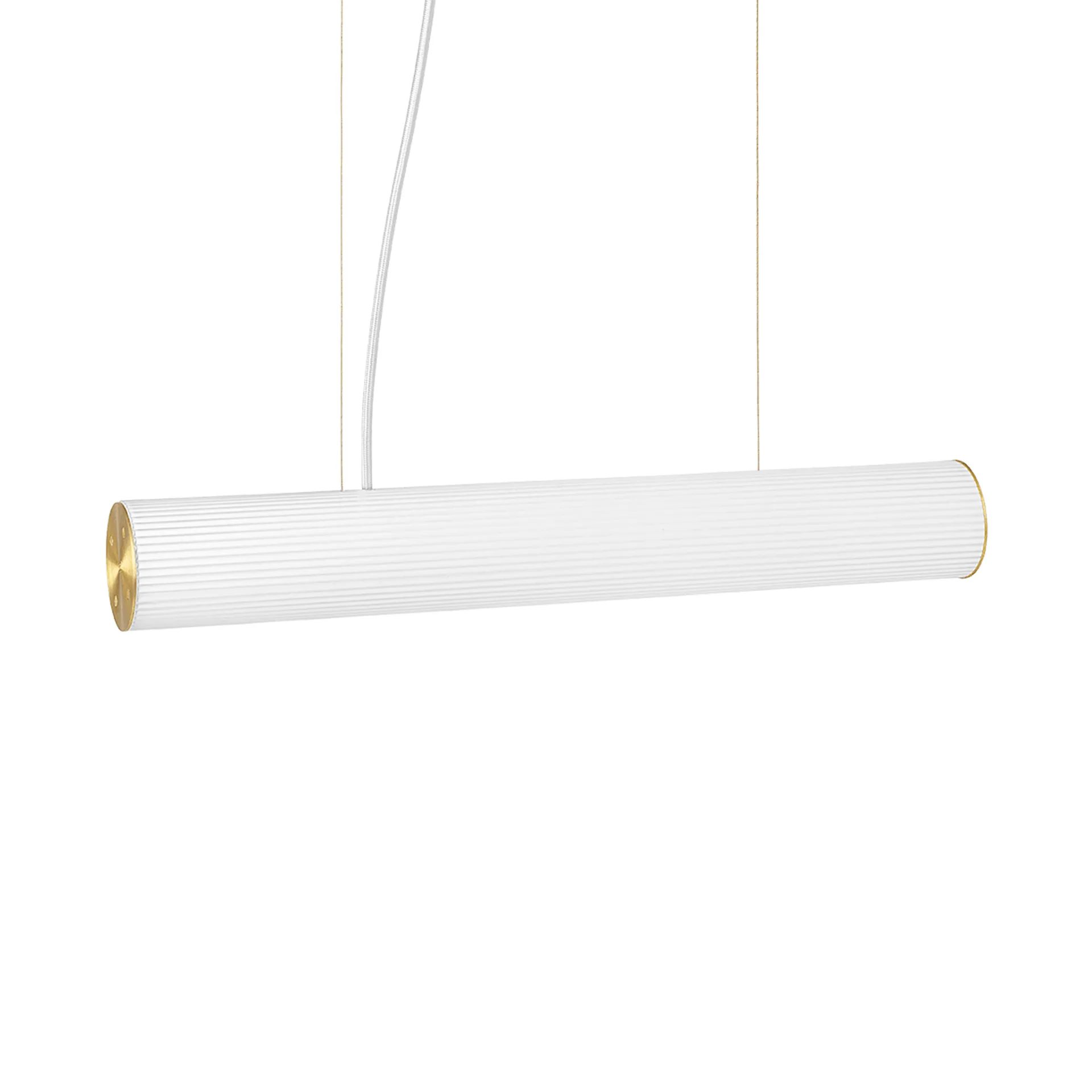 Vuelta pendel 60 cm, Hvid/Messing Ferm Living