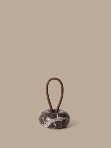 Wa dørstopper - Rosso Levanto marmor, Ø14 cm - Ferm Living