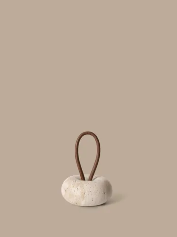 Wa dørstopper - Travertine, Ø14 cm - Ferm Living
