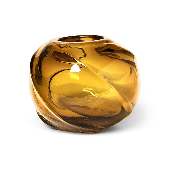 Water Swirl vase rund Ø21 cm - Amber - Ferm LIVING
